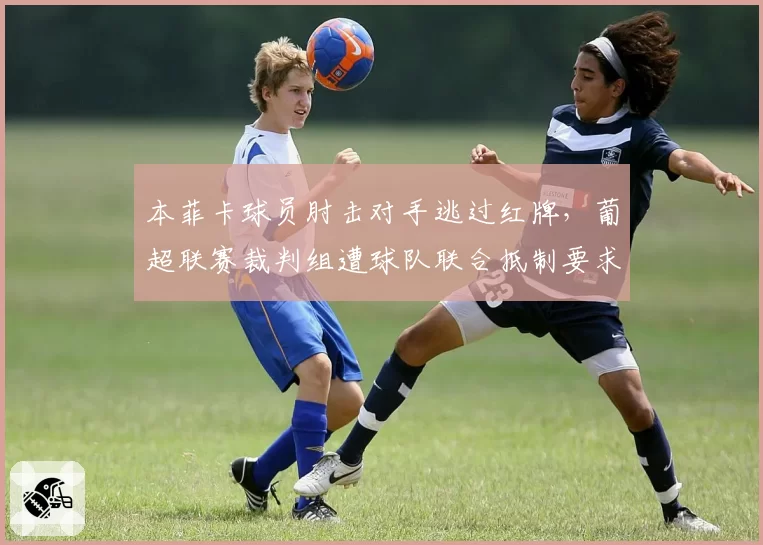 本菲卡球员肘击对手逃过红牌,葡超联赛裁判组遭球队联合抵制要求停职